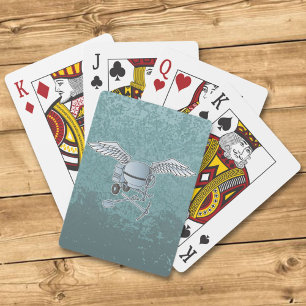 Jeu De Cartes Béton bleu-gris
