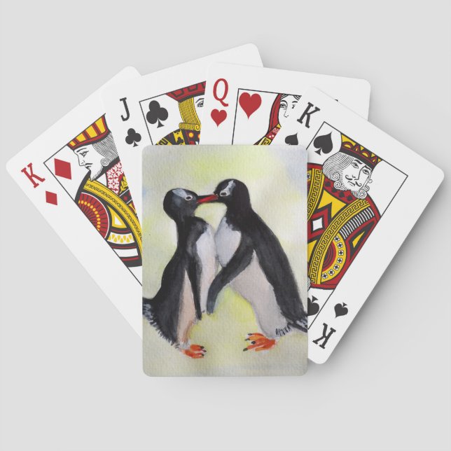 Jeu De Cartes Bicycle® Poker Jouer Cartes Pingouins (dos)
