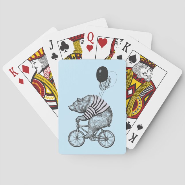 Jeu De Cartes Bicyclette à ballon (dos)