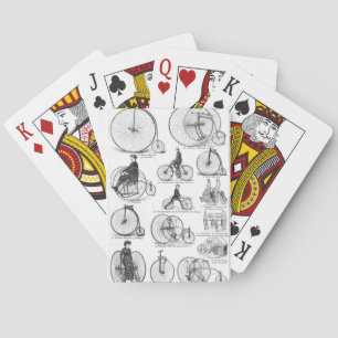 Jeu De Cartes Bicyclette à grande roue Penny Farthing