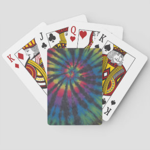 Jeu De Cartes Bicyclette À Tie Tie Dye Jouer Cartes