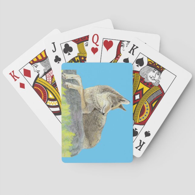 Jeu De Cartes Bicyclette Coyote Lecture Cartes (dos)