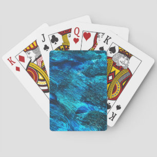 Jeu De Cartes Bicyclette d'art bleu Abstrait Jouer aux cartes
