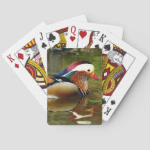 Bicyclette de canard cartes de jeu