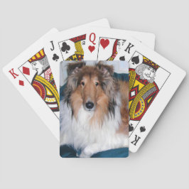 Jeu De Cartes Bicyclette Rough Collie Jouer Cartes