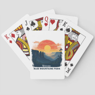 Jeu De Cartes Bienvenue à Blue Mountains National Australian Par