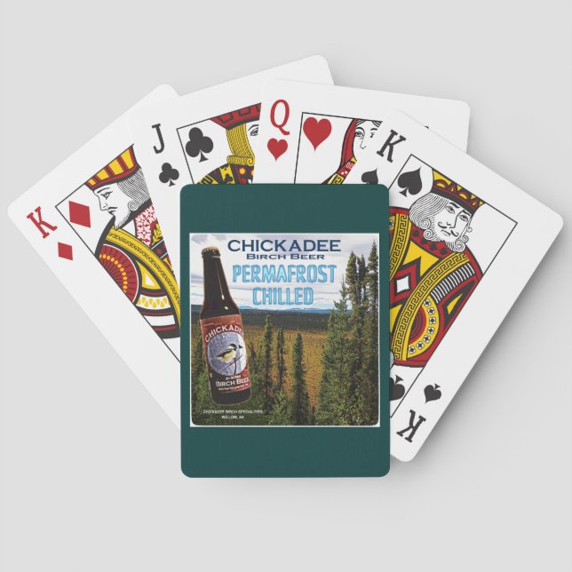 Jeu De Cartes Bière de bouleau à poulet (dos)