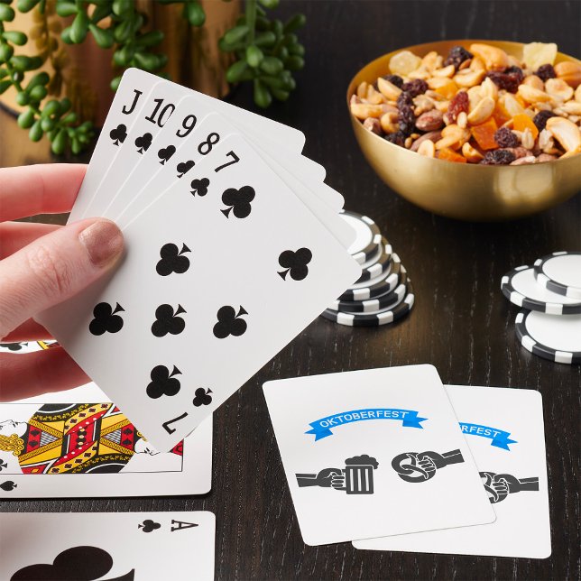 Jeu De Cartes Bière Oktoberfest Et Pretzel Jouer Des Cartes (Créateur téléchargé)