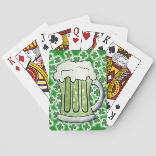 Jeu De Cartes Bière verte chanceuse