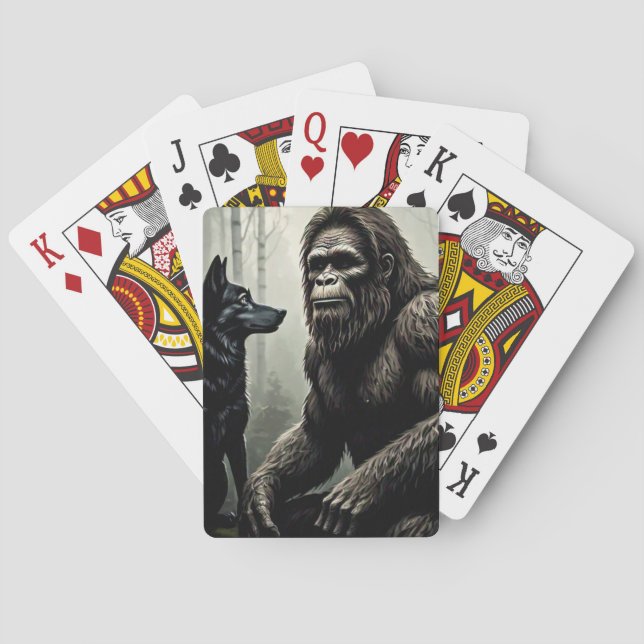 Jeu De Cartes Bigfoot et Wolf (dos)