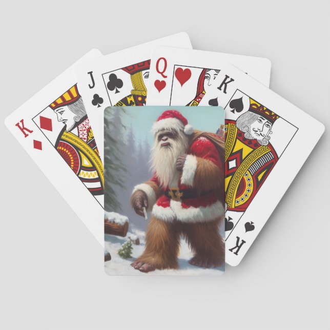 Jeu De Cartes Bigfoot Santa Claus (dos)
