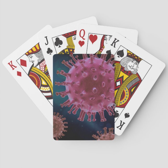 Jeu De Cartes Biologie du virus covid (dos)