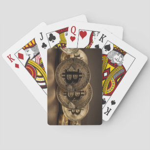 Jeu De Cartes BitCoin couleur or