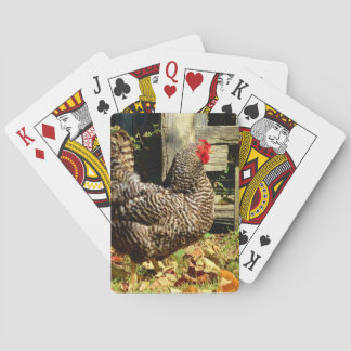 Jeu De Cartes Black and white chicken
