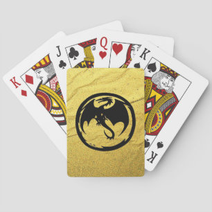 Jeu De Cartes Black Dragon Gold Vein Poker jouer aux cartes