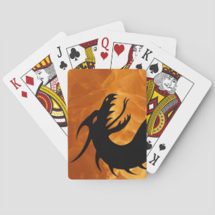 Jeu De Cartes Black Dragon Respiration Feu flamme