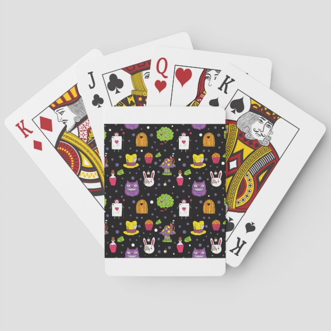 Jeu De Cartes Black Wonderland (dos)