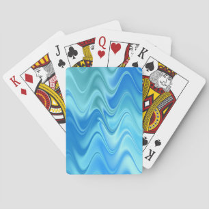 Jeu De Cartes Bleu foncé Abstrait