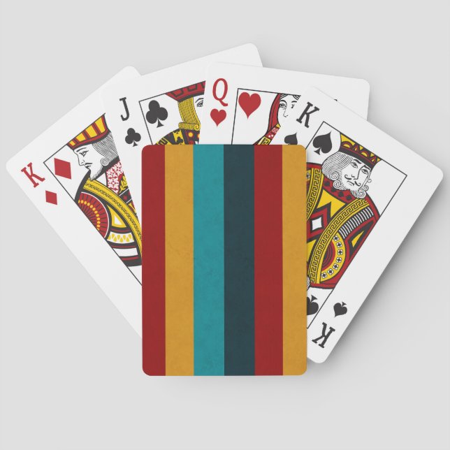 Jeu De Cartes Bloc de couleurs moderne (dos)