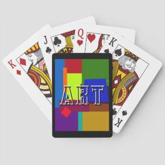 Jeu De Cartes Blocs d'art d'abstraction géométrique Sketchpad