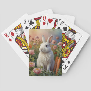 Jeu De Cartes Blossom Bunny & Carottes Patch Jouer Cartes