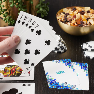 Jeu De Cartes Blue Flowers XONOX Original