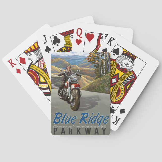 Jeu De Cartes "Blue Ridge Mountains " (dos)