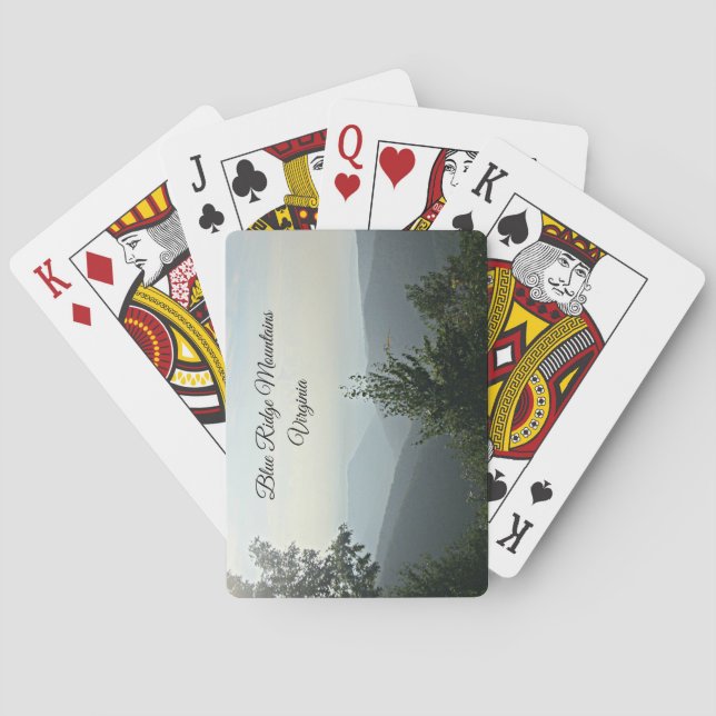 Jeu De Cartes Blue Ridge Mountains, Virginie (dos)