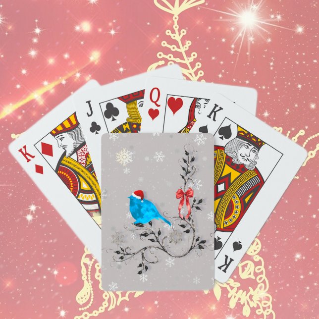 Jeu De Cartes Bluebird Watching a Snowflakes (Créateur téléchargé)