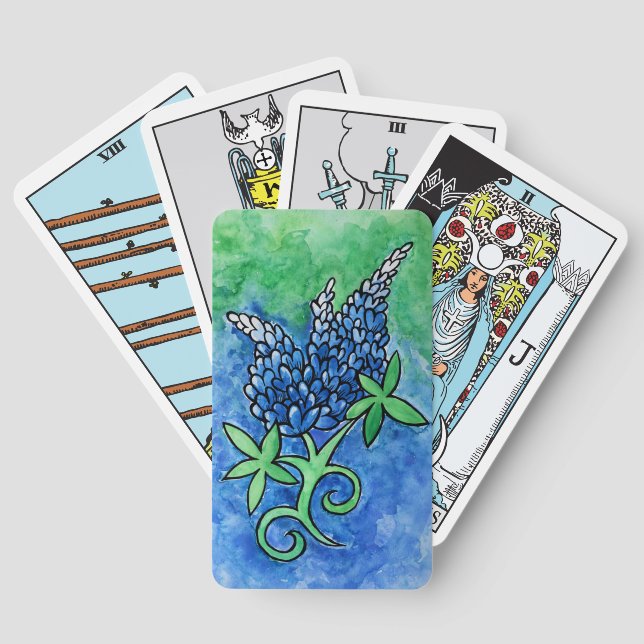 Jeu De Cartes Bluebonnets du Texas (Verso)