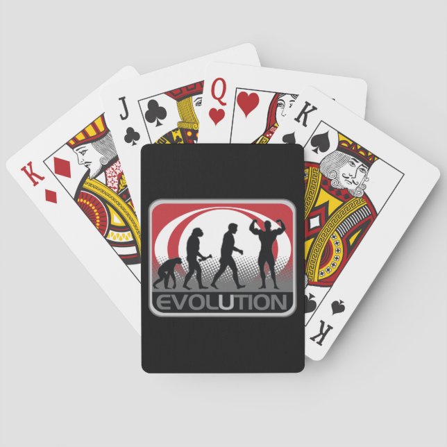 Jeu De Cartes BodyBuilder de l'évolution (dos)