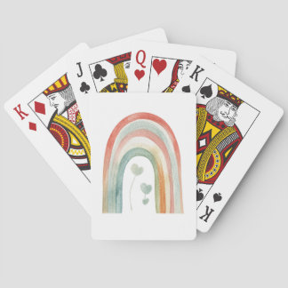 Jeu De Cartes Boho Watercolor Rainbow
