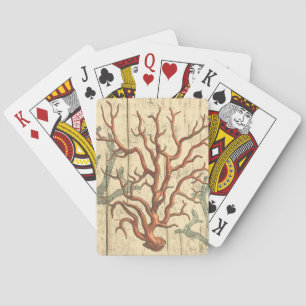 Jeu De Cartes Bois et petit corail