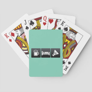 Jeu De Cartes Boisson, sommeil et badminton