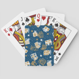 Jeu De Cartes Boîtes cadeaux de vacances d'hiver Motif