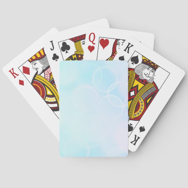 Jeu De Cartes Bokeh bébé - Bleu (dos)
