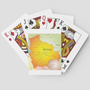 Jeu De Cartes Bolivie Carte des cartes de jeu