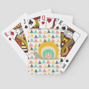Jeu De Cartes Bon escargot sur les triangles