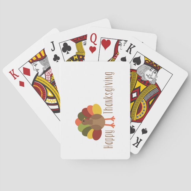 Jeu De Cartes Bon thanksgiving (dos)