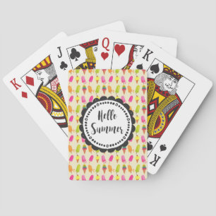 Jeu De Cartes Bonjour Popsicles d'été et crème glacée