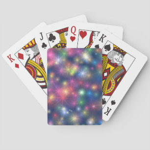 Jeu De Cartes Bonne année Parties scintillant des étoiles