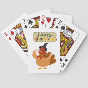 Jeu de cartes Bonne fête de Thanksgiving