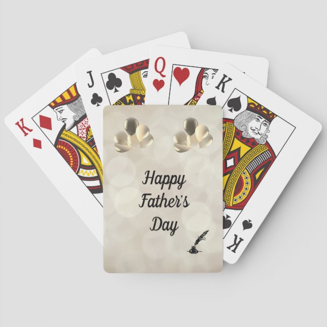 Jeu De Cartes Bonne fête des pères (dos)