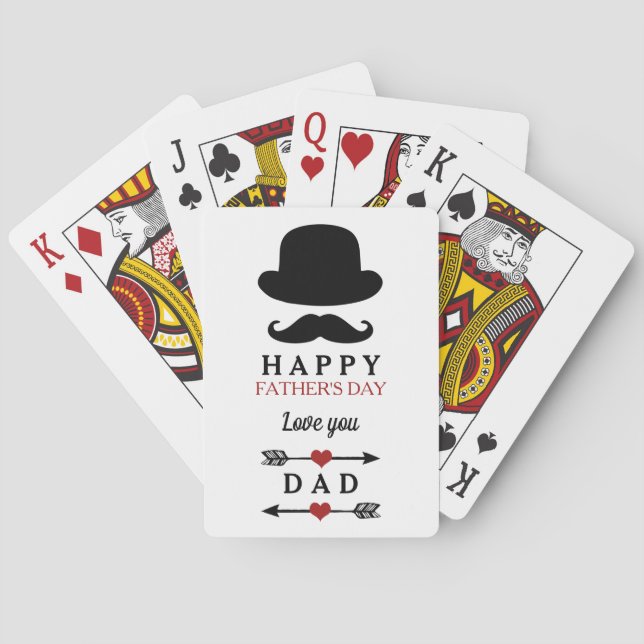 Jeu De Cartes Bonne Fête des pères (dos)