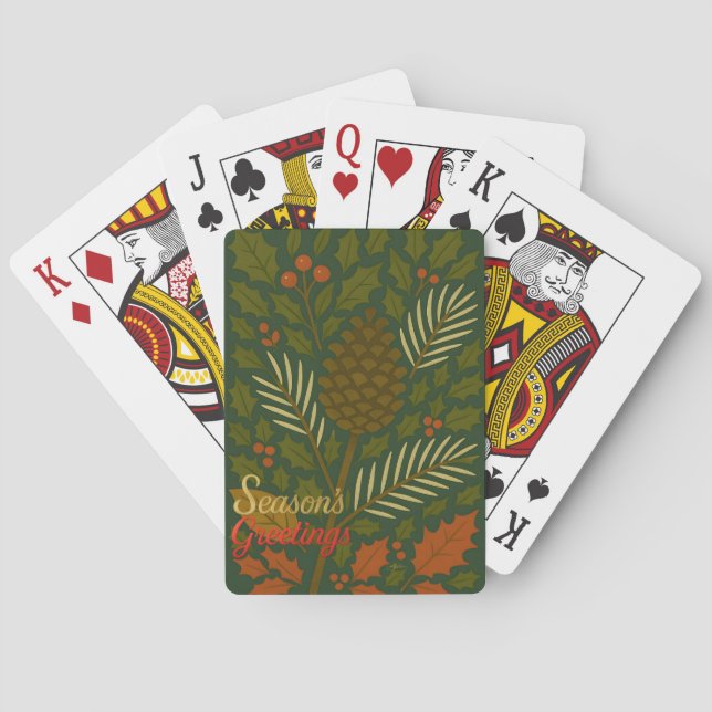Jeu De Cartes Bonnes Fêtes d'automne et d'hiver (dos)