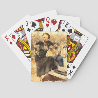 Jeu De Cartes Bonnie Parker Smoking A Cigar 1933 AI Painting