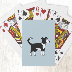 Jeu De Cartes Bordure mignonne galloise Collie Sheepdog