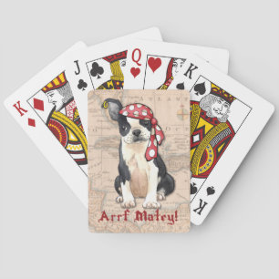 Jeu De Cartes Boston Terrier Pirate