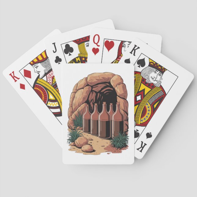 Jeu De Cartes Bottles At A Cave (dos)