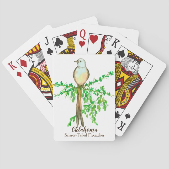 Jeu De Cartes Bouche à ciseaux à mouches Catcher Aquarelle Mistl (dos)